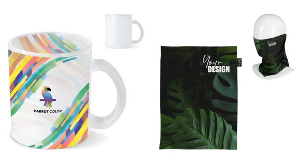 Gadget con stampa all-over in sublimazione