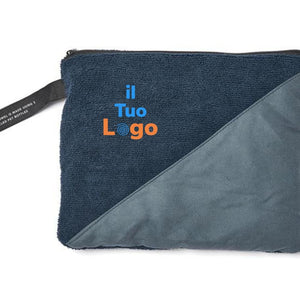 Asciugamano active dry VINGA in RPET GRS 80x40 - personalizzabile con logo