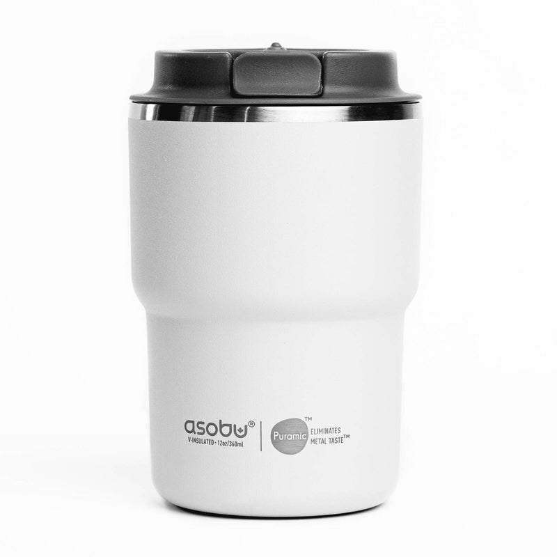 Asobu tazza termica con Puramic 355 ml Bianco - personalizzabile con logo