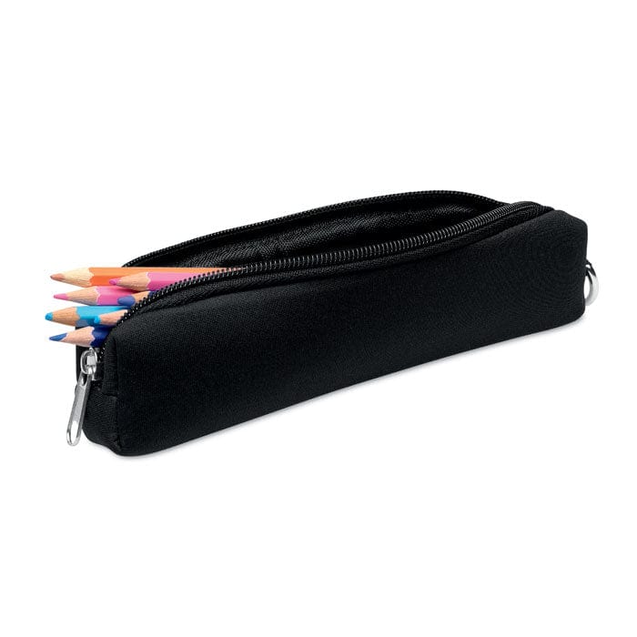 Janrax Astuccio Portamatite Trasparente Con Cerniera - 33 X 13 Cm, Colore Blu