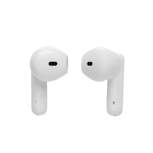 Auricolari wireless Tunevo in plastica riciclata RCS bianco - personalizzabile con logo