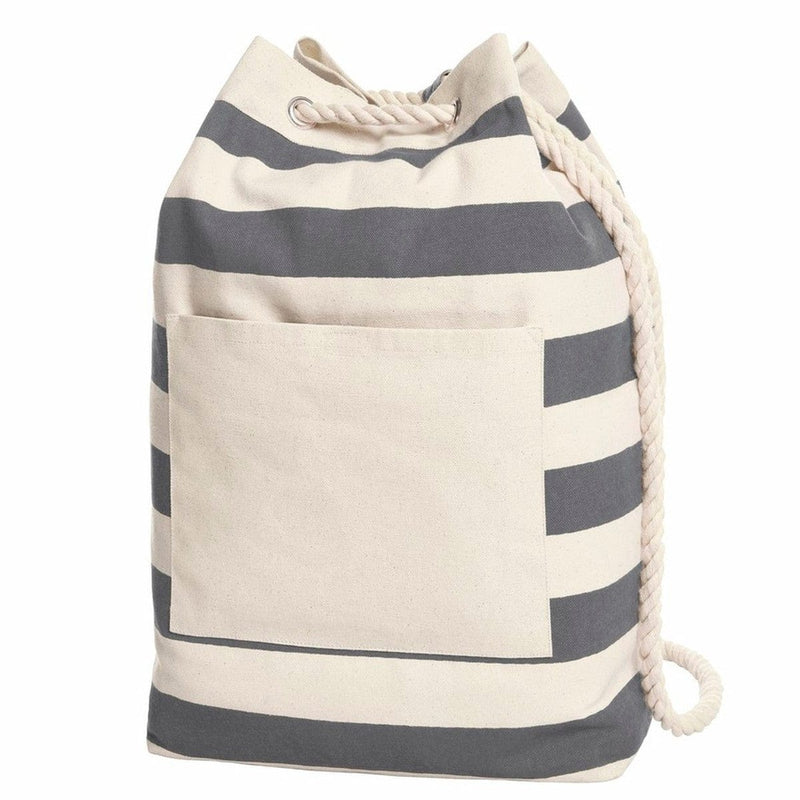 BEACH Backpack grigio / UNICA - personalizzabile con logo