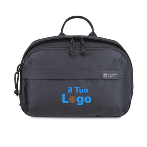 Beauty case Renew in rPET AWARE™ nero - personalizzabile con logo