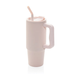 Bicchiere Embrace deluxe in r-Acciaio RCS 900ml rosa - personalizzabile con logo