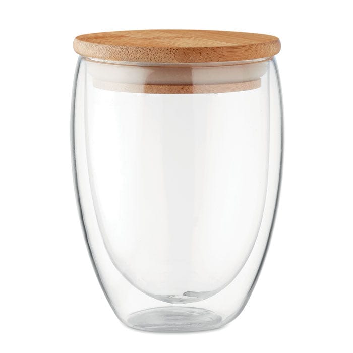 Bicchiere in vetro 350 ml trasparente - personalizzabile con logo