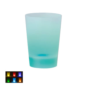 Bicchiere luminoso Armos bianco - personalizzabile con logo