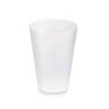 Bicchiere smerigliato PP 300ml bianco - personalizzabile con logo