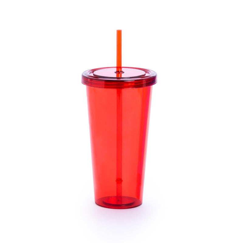 Bicchiere Trinox rosso - personalizzabile con logo