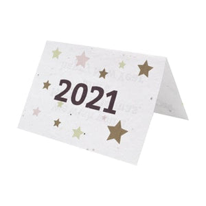 Biglietto d'Auguri Piantabile - personalizzabile con logo