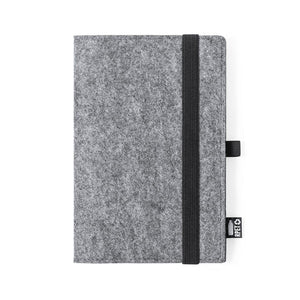 Block Notes Nibir grigio - personalizzabile con logo