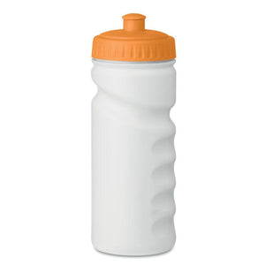 Borraccia in PE arancione - personalizzabile con logo