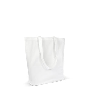 Borsa in cotone organico colore lungo 270g/m² 42x12x43 cm - personalizzabile con logo