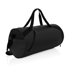 Borsa sportiva True in rPET Aware™ nero - personalizzabile con logo
