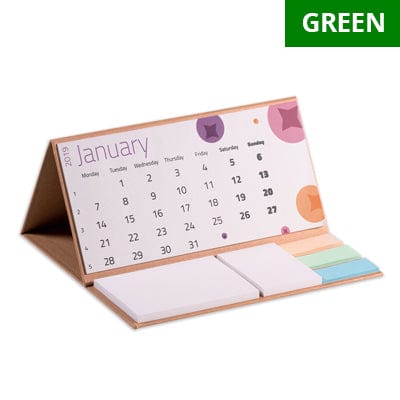 Calendario in carta riciclata - personalizzabile con logo