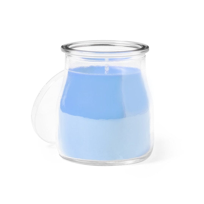 Candela Aromatica Saicer blu - personalizzabile con logo