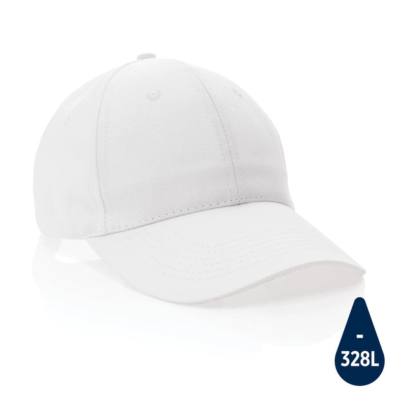 Cappellino Impact 6 pannelli 190gr con tracer AWARE™ bianco - personalizzabile con logo