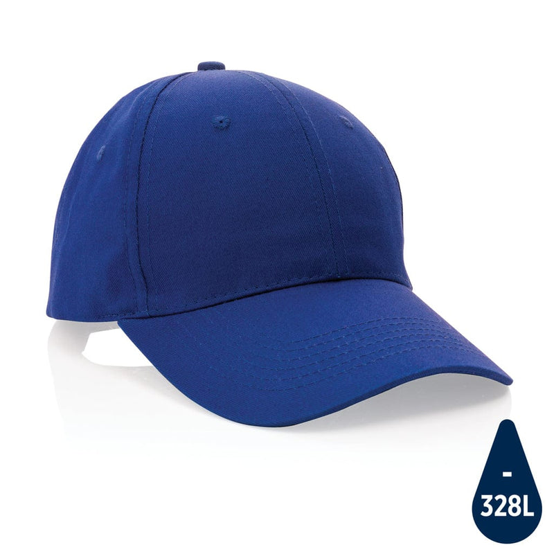 Cappellino Impact 6 pannelli 190gr con tracer AWARE™ blu - personalizzabile con logo