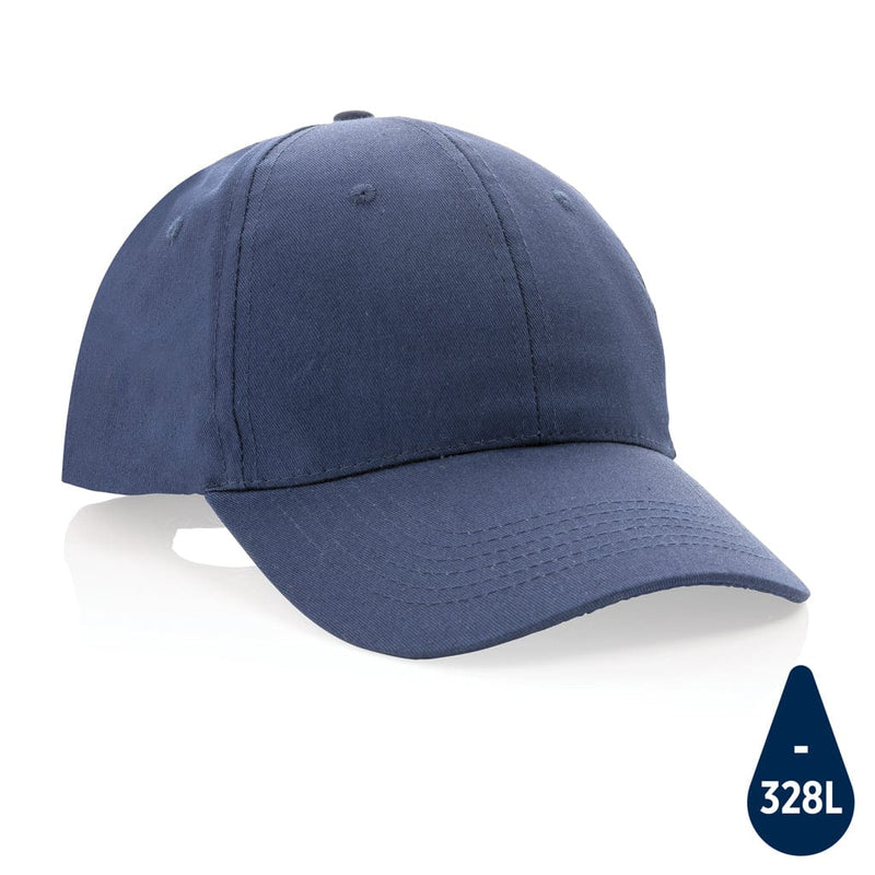 Cappellino Impact 6 pannelli 190gr con tracer AWARE™ blu navy - personalizzabile con logo