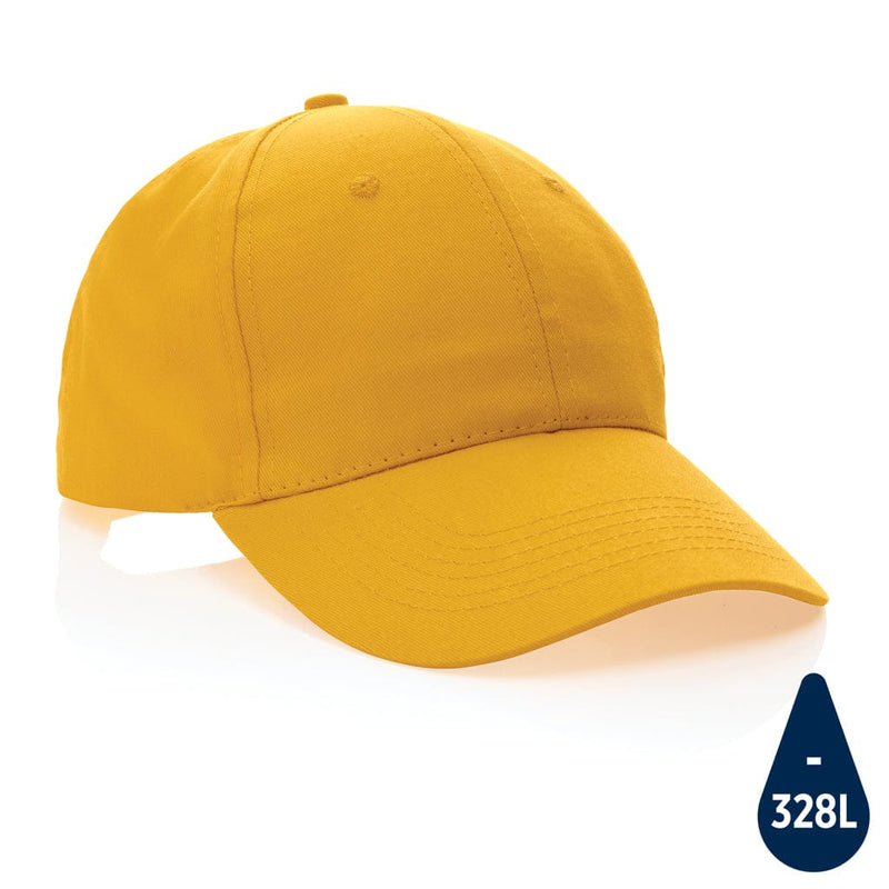 Cappellino Impact 6 pannelli 190gr con tracer AWARE™ giallo - personalizzabile con logo