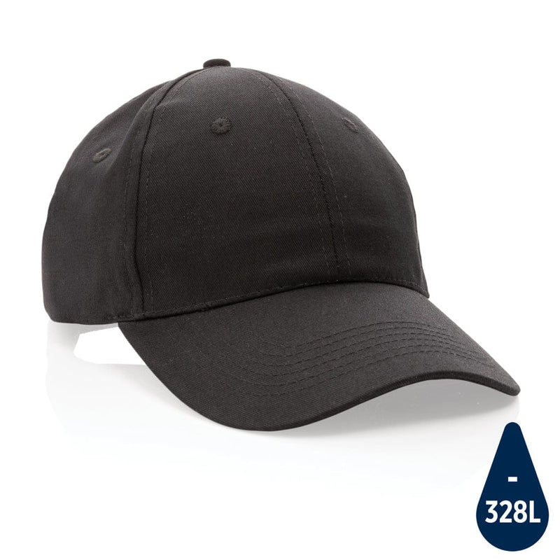 Cappellino Impact 6 pannelli 190gr con tracer AWARE™ nero - personalizzabile con logo
