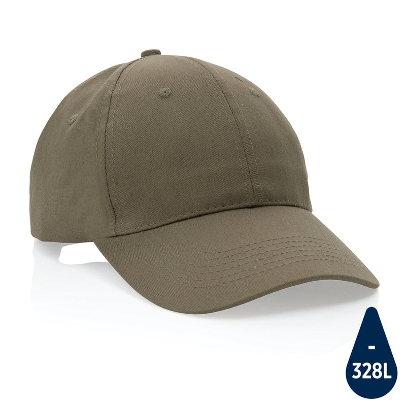 Cappellino Impact 6 pannelli 190gr con tracer AWARE™ verde - personalizzabile con logo