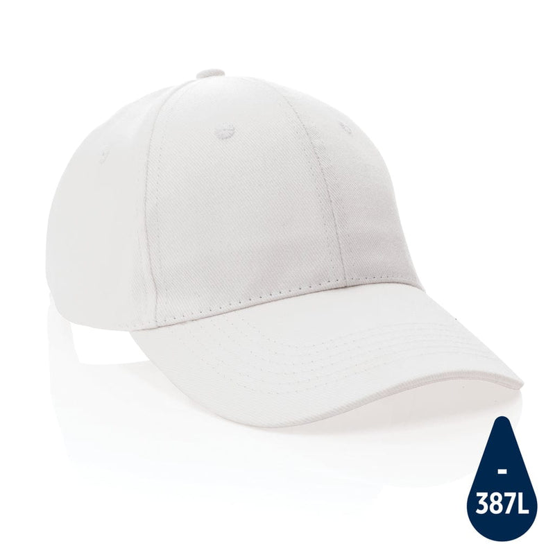 Cappellino Impact 6 pannelli 280gr con tracer AWARE™ bianco - personalizzabile con logo