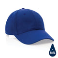 Cappellino Impact 6 pannelli 280gr con tracer AWARE™ blu - personalizzabile con logo
