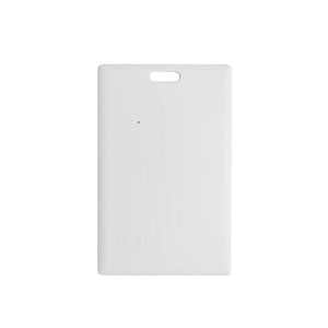 Carta tracker Findcard in rABS RCS bianco - personalizzabile con logo