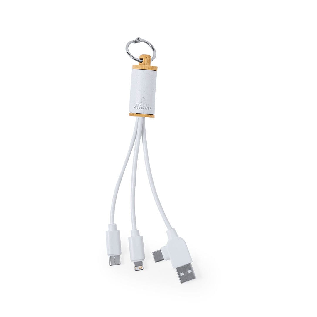 Cavo Caricatore 4 In 1 50cm, USB-C A 2 Type-C E 2 Micro USB, Carica 4 Dispositivi Contemporaneamente