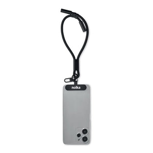 Cinghia da polso Nero - personalizzabile con logo