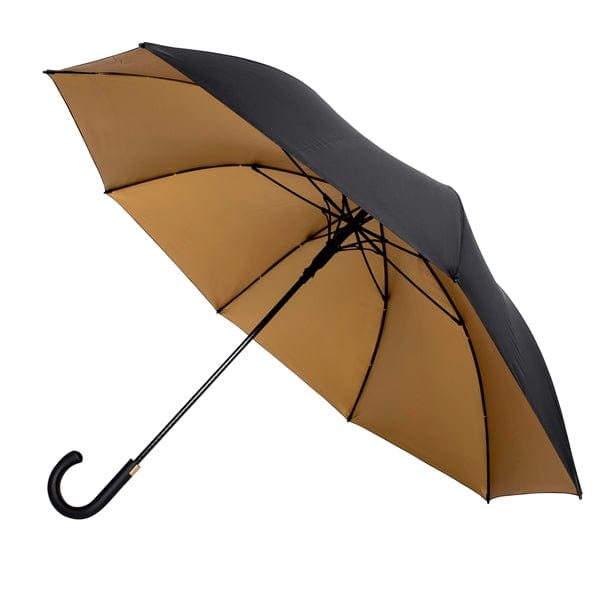 Falcone® deluxe ombrello da golf, automatico, antivento oro - personalizzabile con logo
