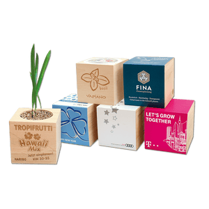 Giga Ecocube Personalizzato (7,5 cm x lato) - personalizzabile con logo