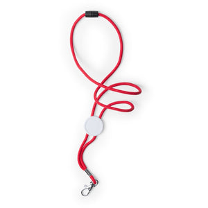 Lanyard Perux rosso - personalizzabile con logo