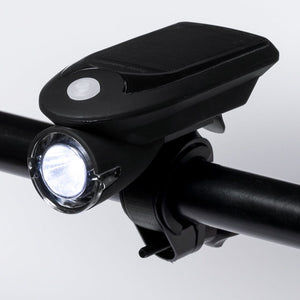 Luce di Sicurezza Bici Kups nero - personalizzabile con logo