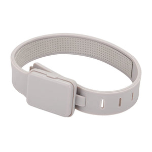 Luce running ricaricabile Lumi Sprint in rPlastica RCS grigio - personalizzabile con logo