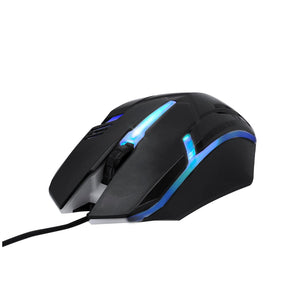 Mouse Qinox nero - personalizzabile con logo