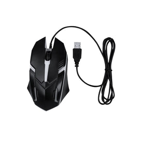 Mouse Qinox nero - personalizzabile con logo