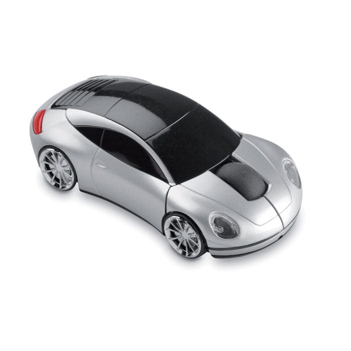 Mouse wireless 'automobile' color argento - personalizzabile con logo