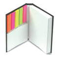 Notebook con copertina rigida Nero - personalizzabile con logo