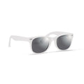 Occhiali da sole UV400 bianco - personalizzabile con logo