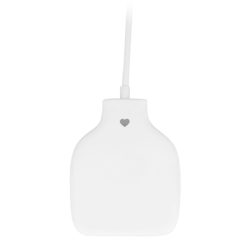 Ocean R-Plastic Caricatore Wireless Bianco - personalizzabile con logo
