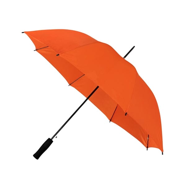 Ombrello da golf compatto, automatico arancione - personalizzabile con logo