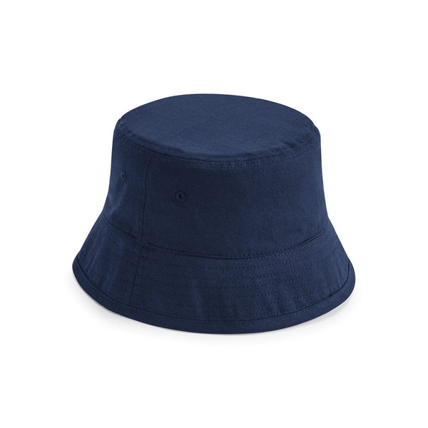 Organic Cotton Bucket Hat blu navy - personalizzabile con logo