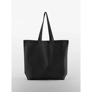 Organic Cotton InCo. Maxi Bag for Life nero - personalizzabile con logo