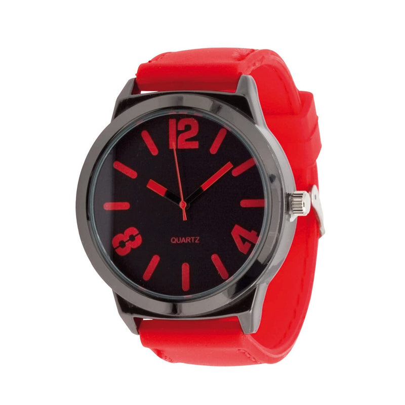 Orologio Balder rosso - personalizzabile con logo