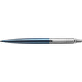 Parker, penna a sfera Jotter Core in acciaio inox azzurro / Blue refill - personalizzabile con logo