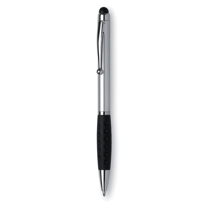 Penna a sfera in ABS color argento - personalizzabile con logo