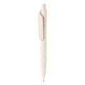 Penna in fibra di grano bianco - personalizzabile con logo
