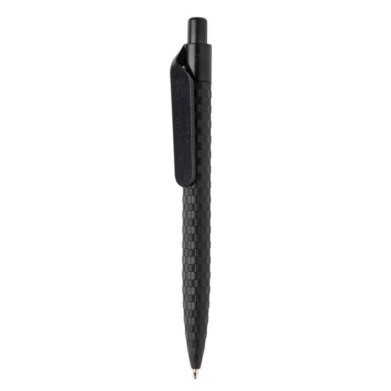 Penna in fibra di grano nero - personalizzabile con logo