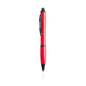 Penna Puntatore Touch Lombys rosso - personalizzabile con logo